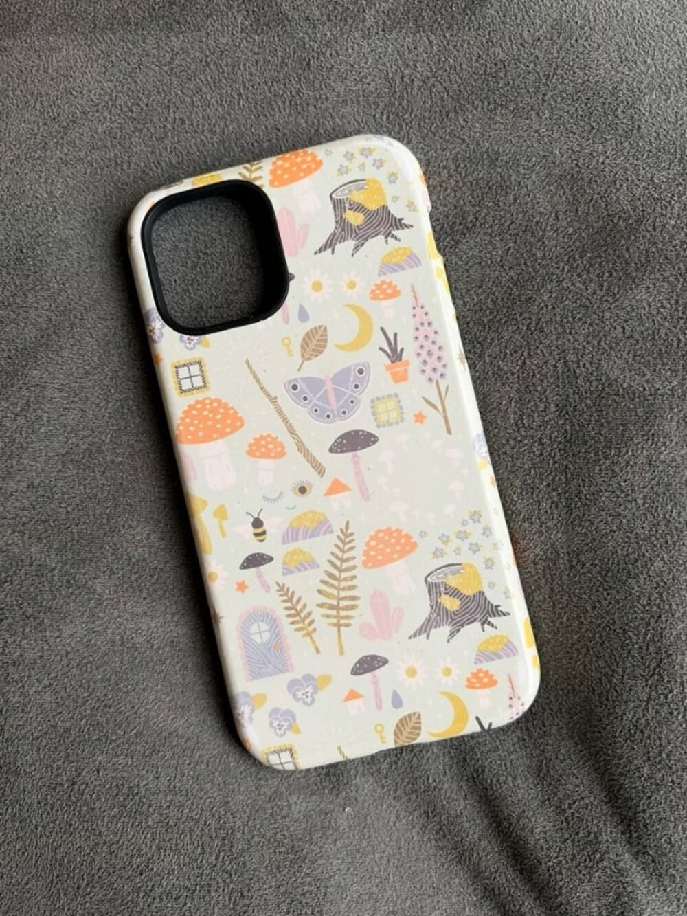 iPhone 12 woodland fairycore protector case